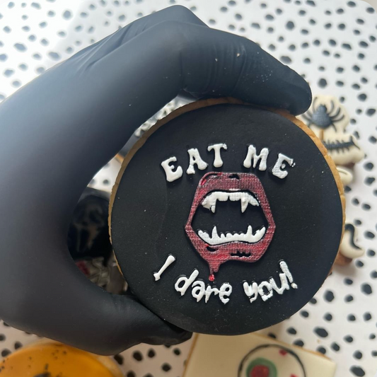 Eat Me I Dare You! Fondant Cookie Embosser