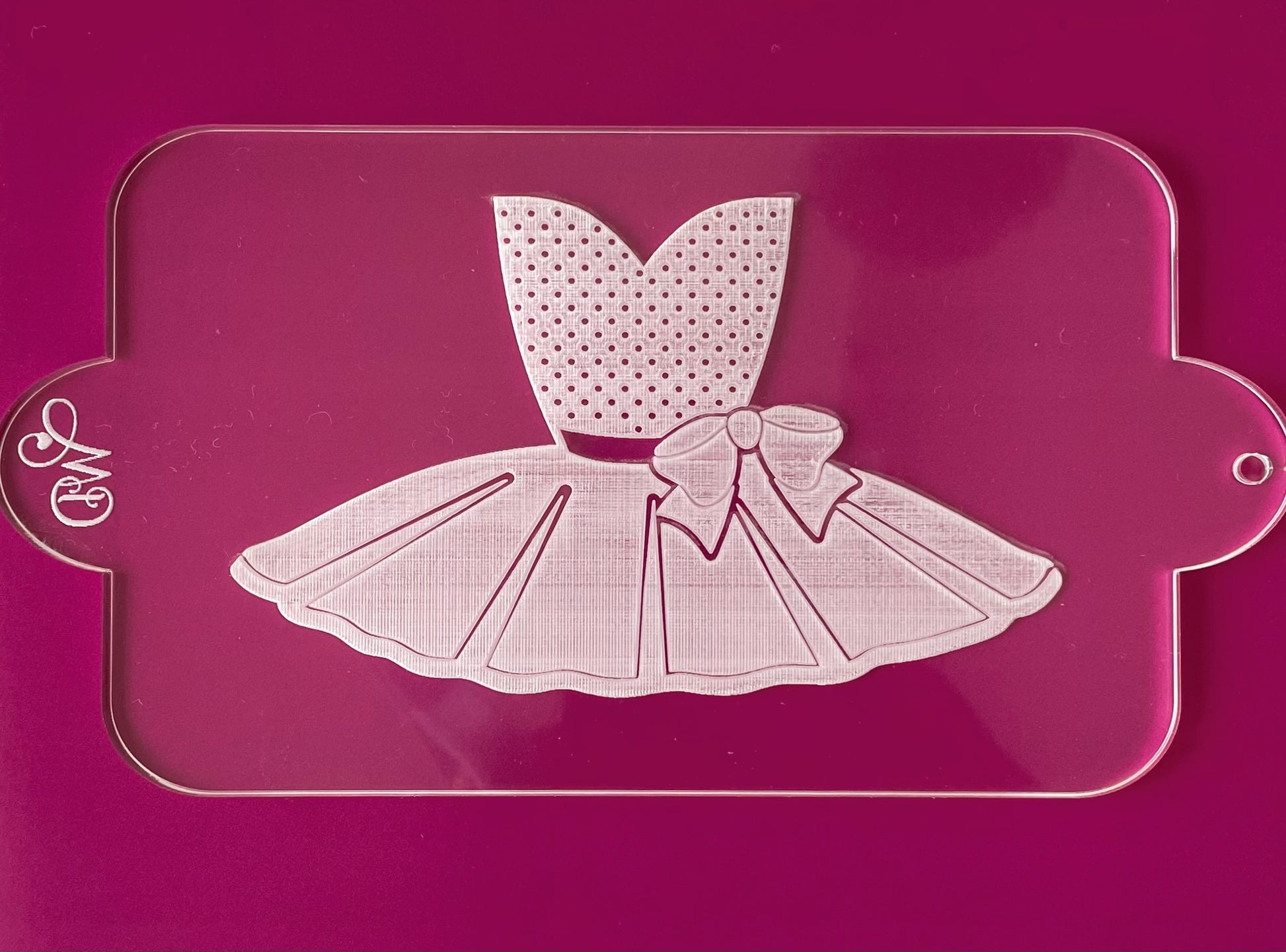 Tutu Embosser and Cookie Cutter Set.