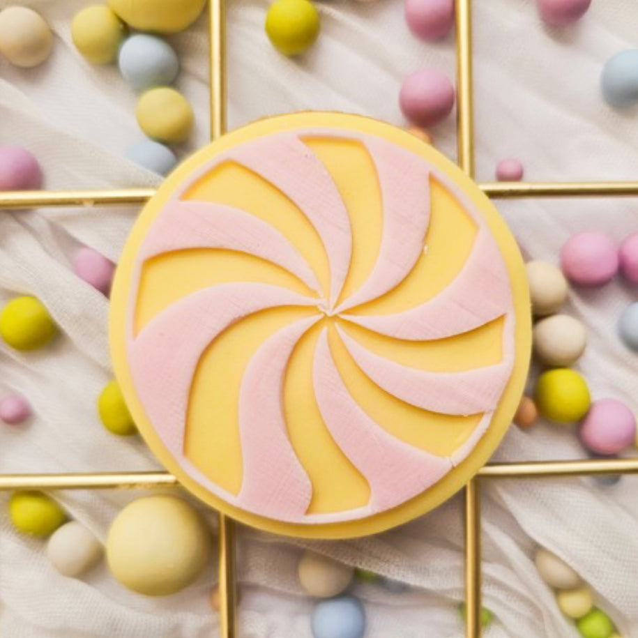 Candy Swirl Disc Embosser.