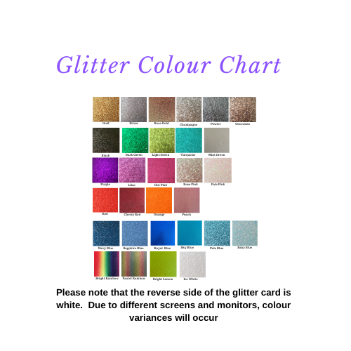 Eighteen Glitter Card Topper