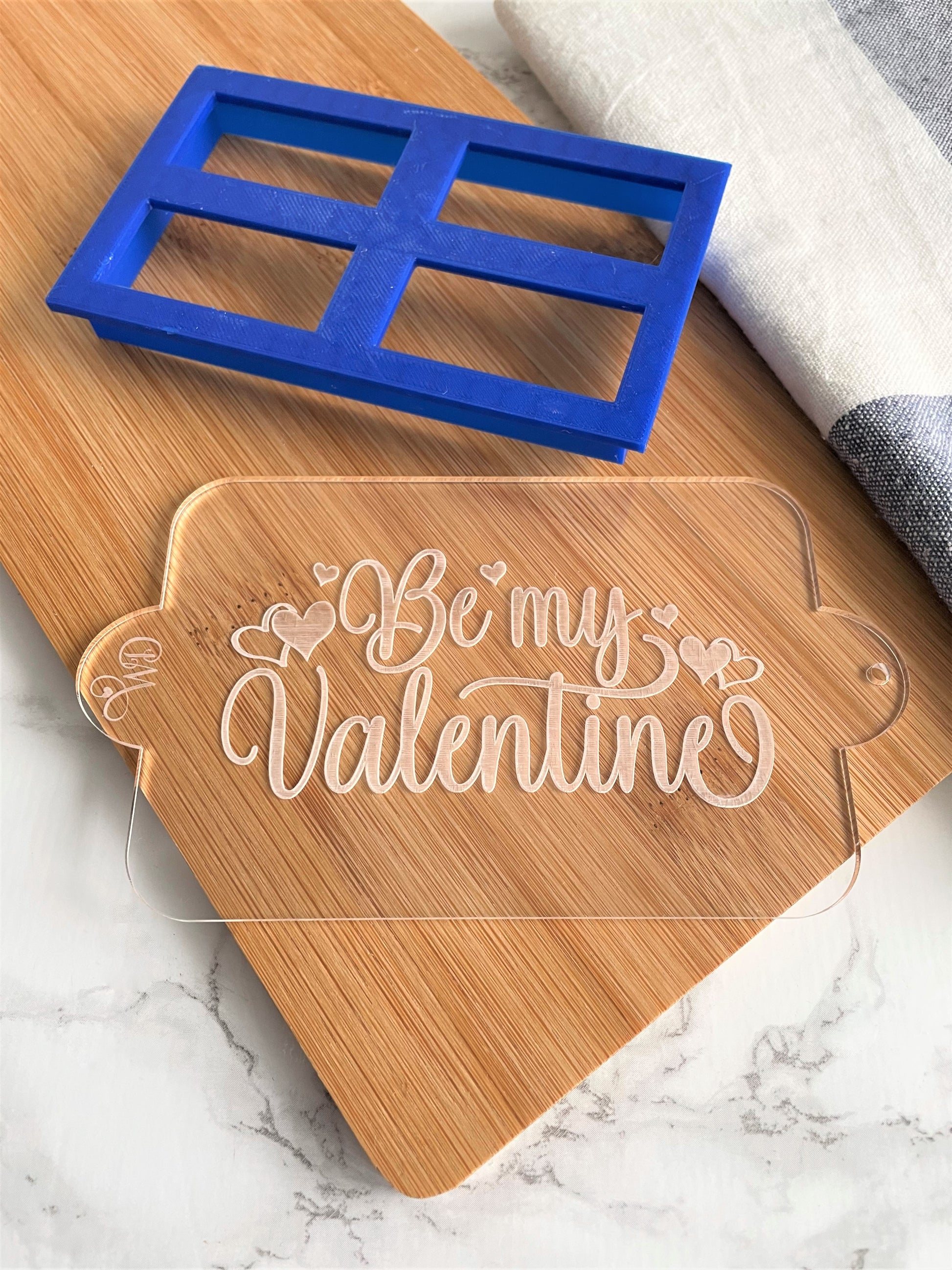 Be My Valentine Embosser and Cookie Cutter Set.