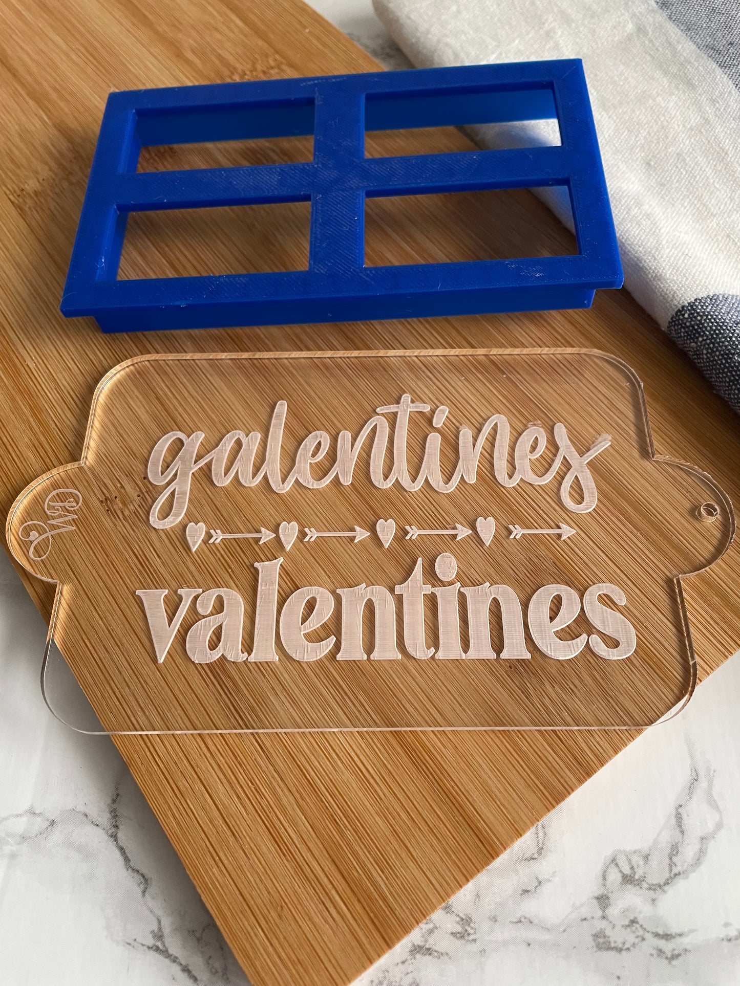 Galentines Valentines Embosser and Cookie Cutter Set.