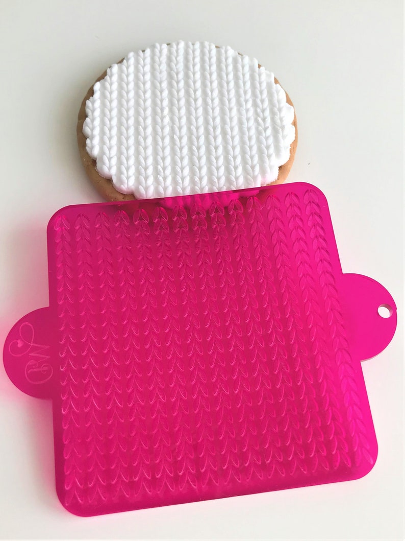 Knitted Pattern Texture Mat Embosser.