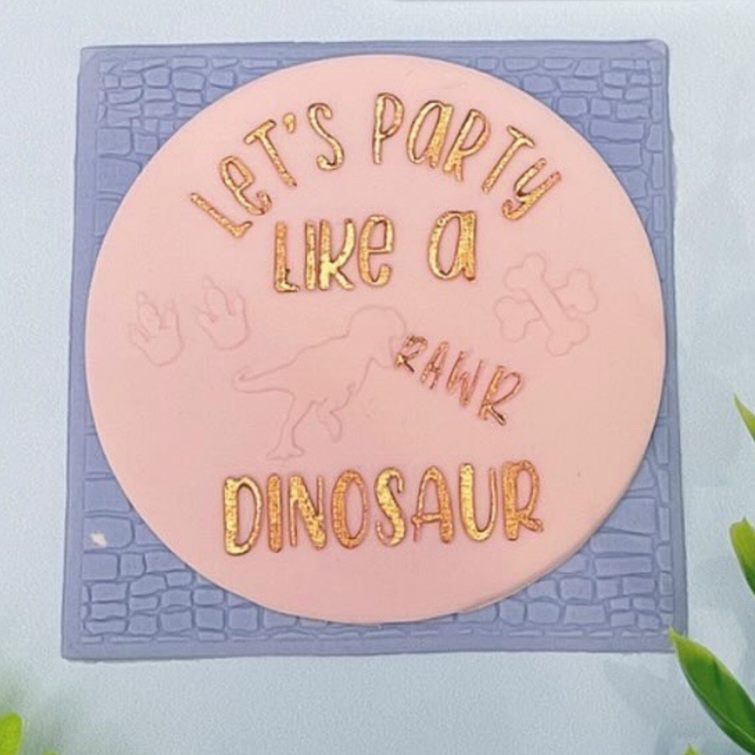 Let's Party Like a Dinosaur Embosser.