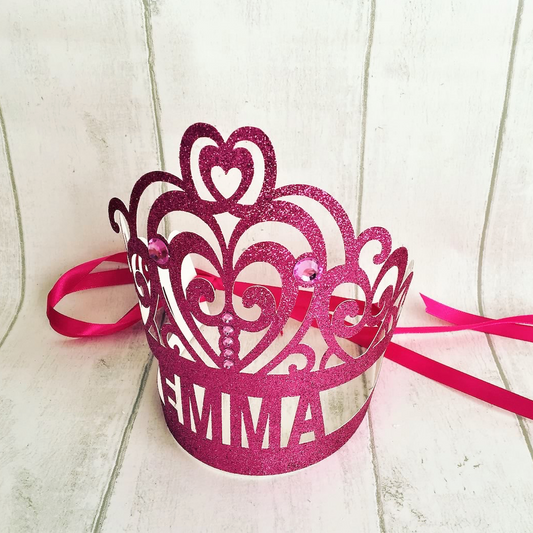 Custom Glitter Crown