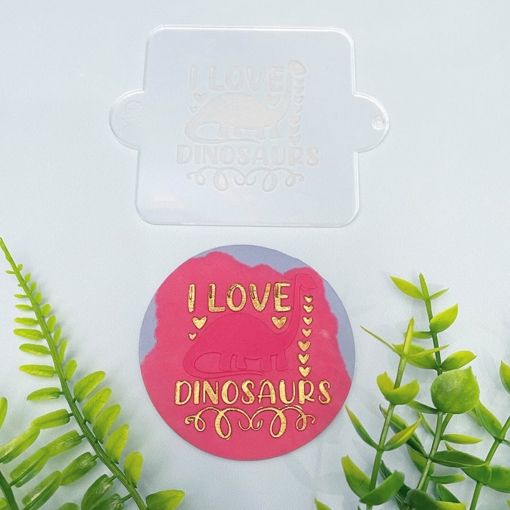 I Love Dinosaurs Embosser.