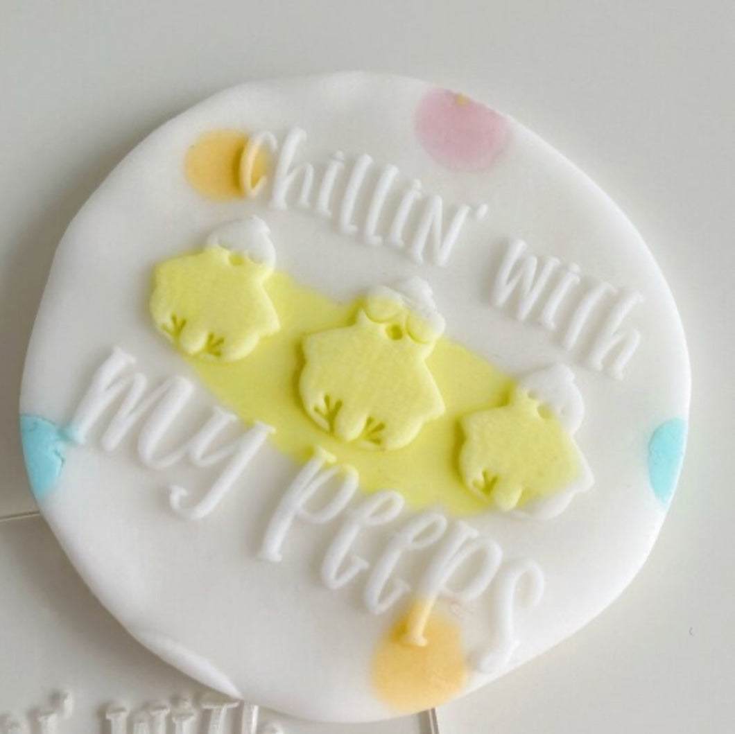 Medium Easter Embossing Slab. Multiple Images.