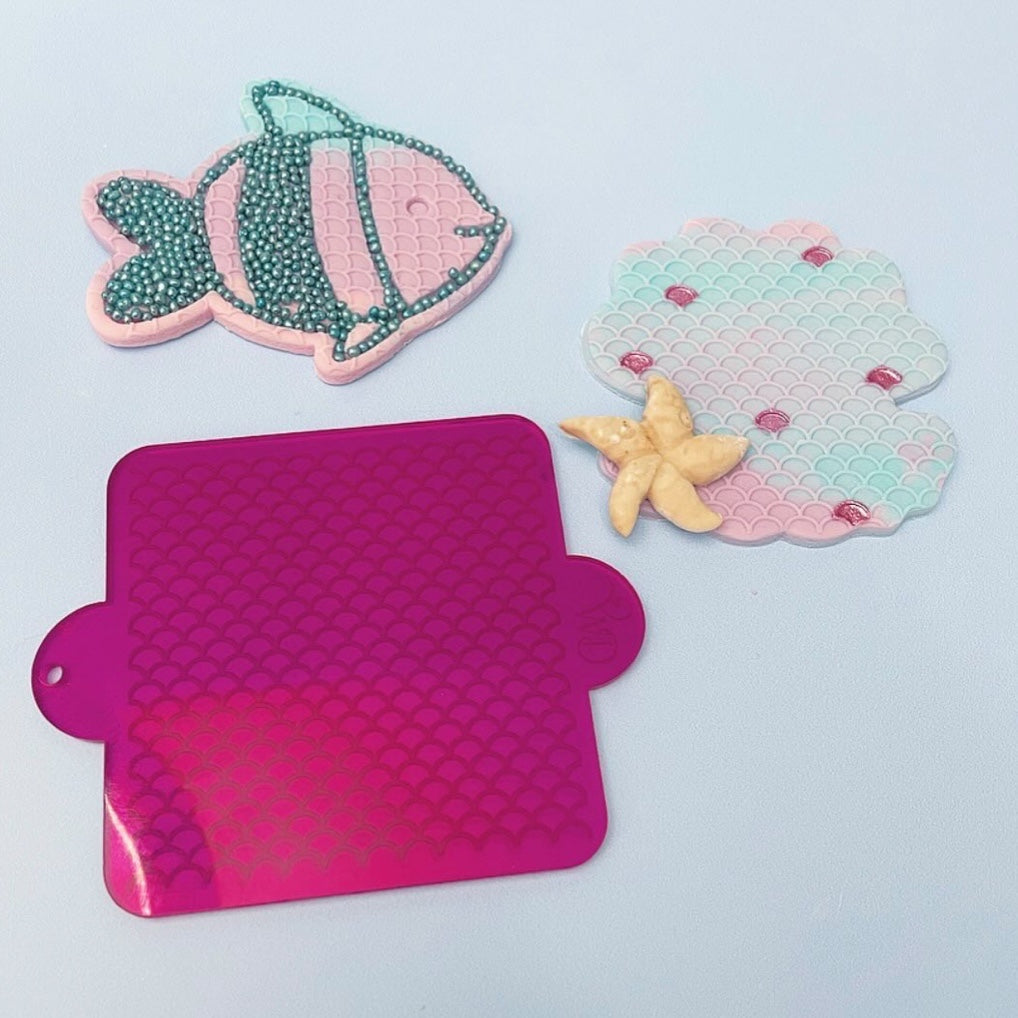 Mermaid Smaller Scales Embosser