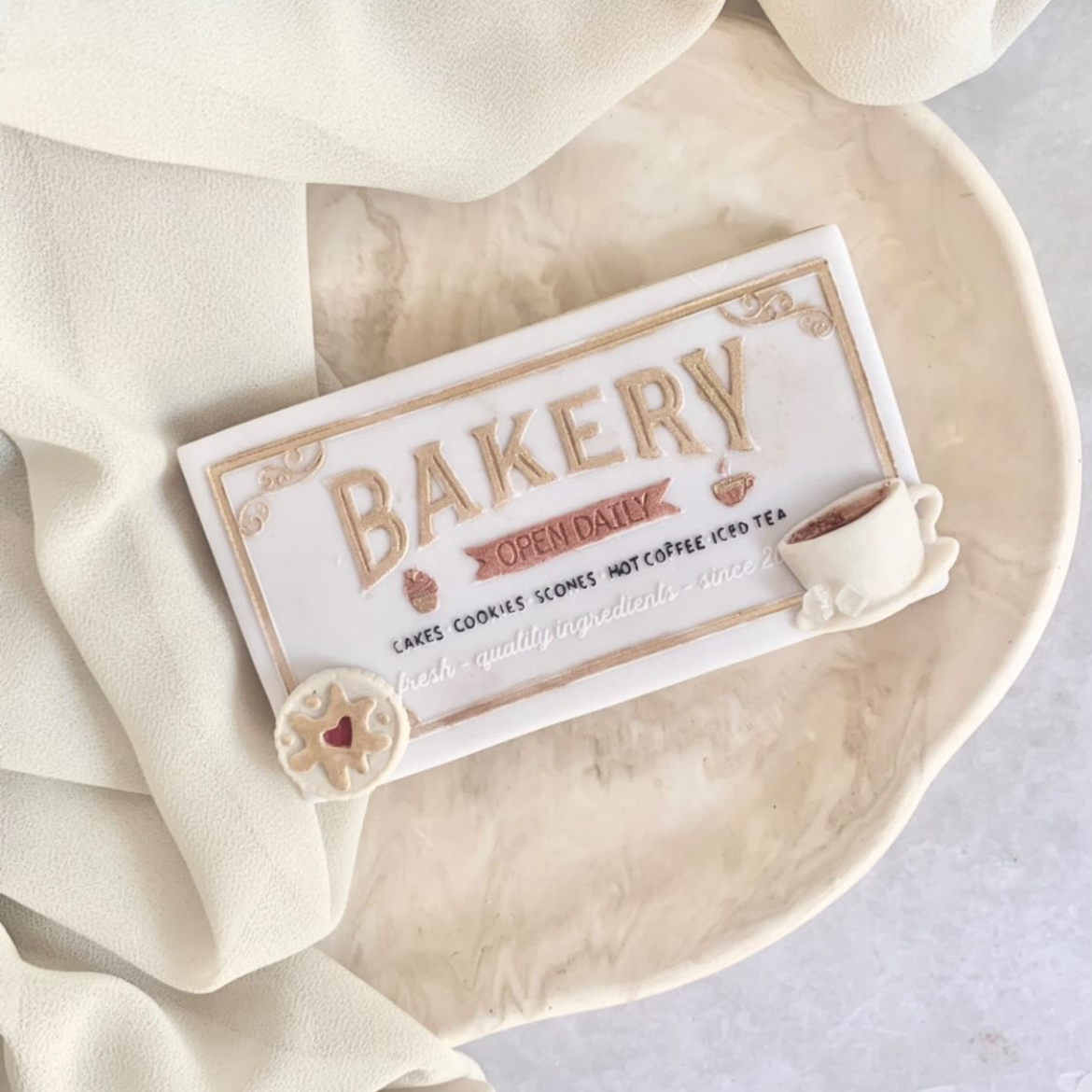 Bakery Sign Embosser and Cookie Cutter Set.