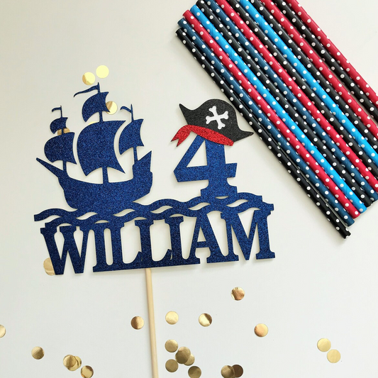 Pirate Glitter Topper