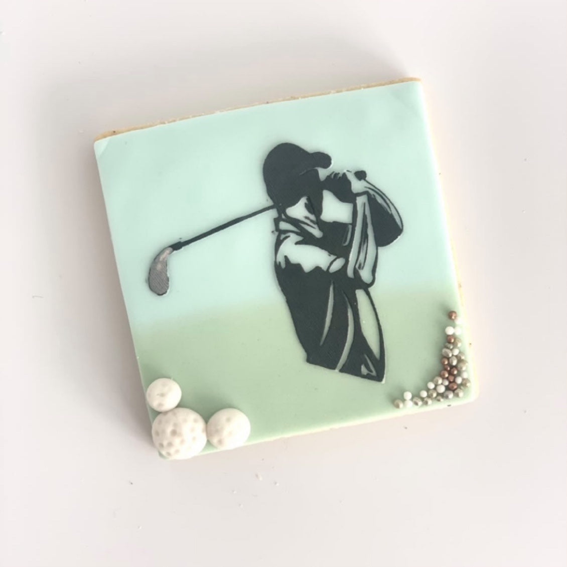 Golf Player Fondant Embosser. Style #1