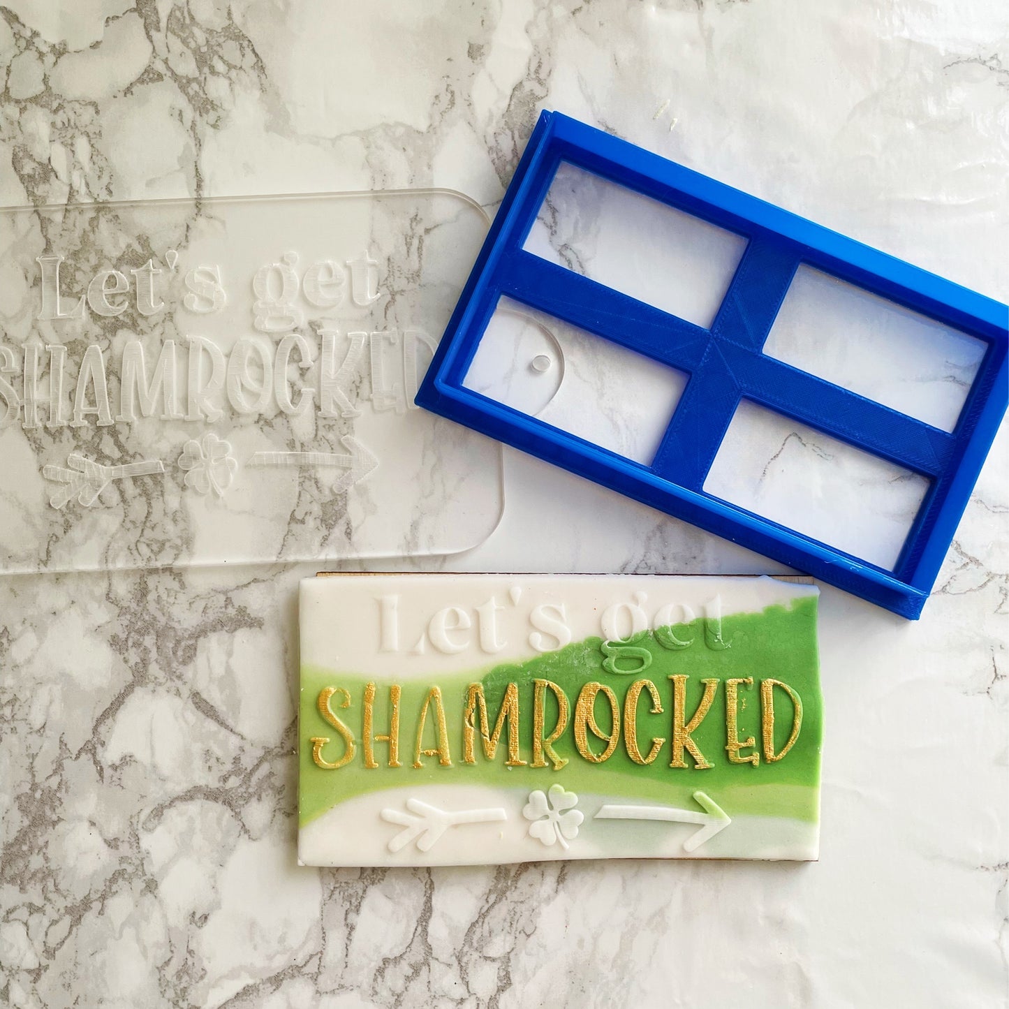 Let's Get Shamrocked Embosser and Cookie Cutter Set.