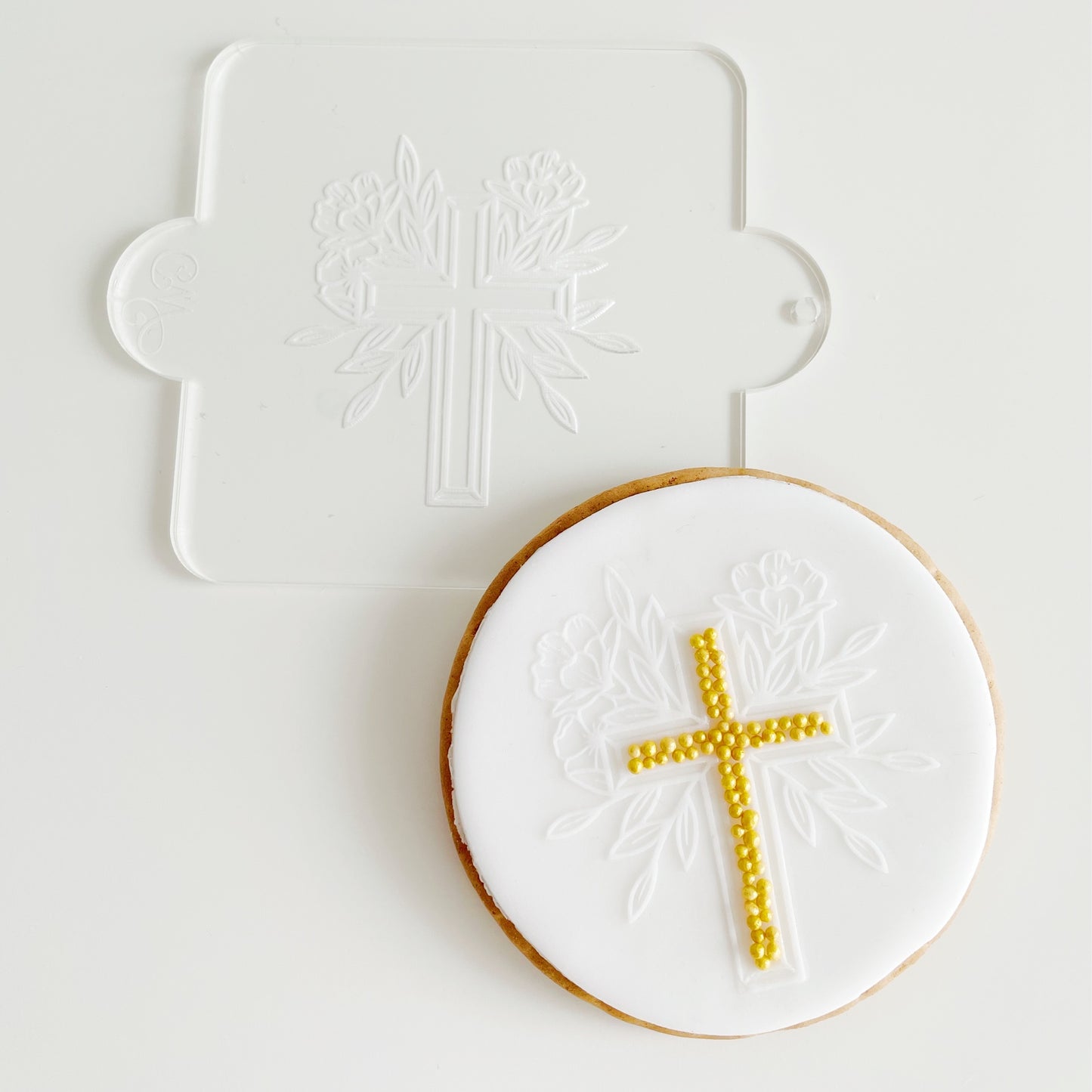 Floral Cross Embosser.