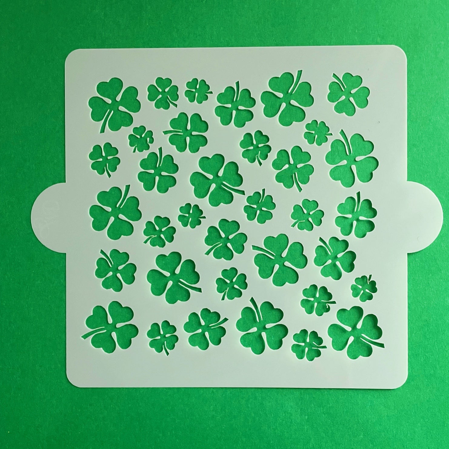 Four Leaf Clover Stencil.