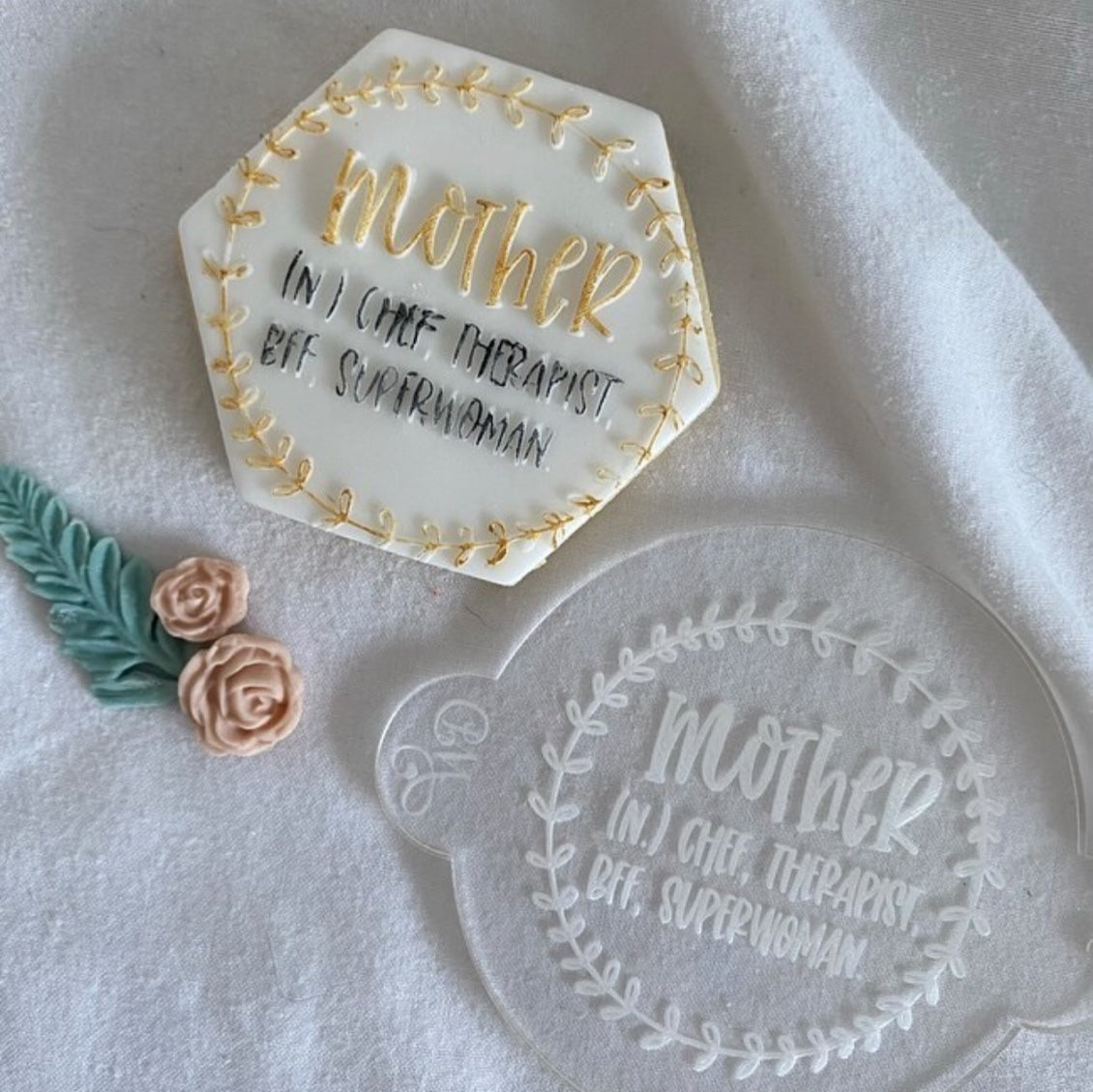 Mother Quote Wreath Embosser