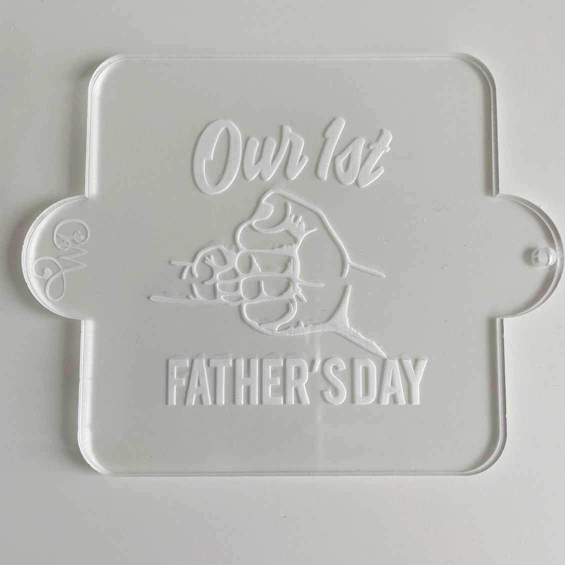 Our First Father's Day Embosser.